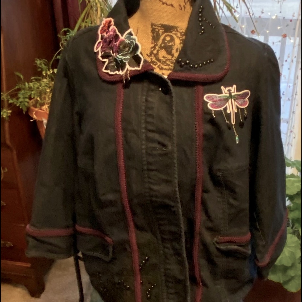 Venezuela Jean Jacket Blinged